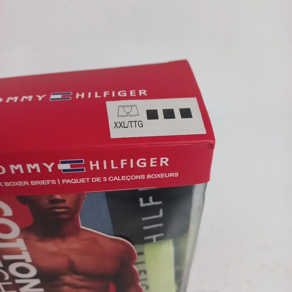 TOMMY HILFIGER XXL COTTON STRETCH 3 PACK BOXERS