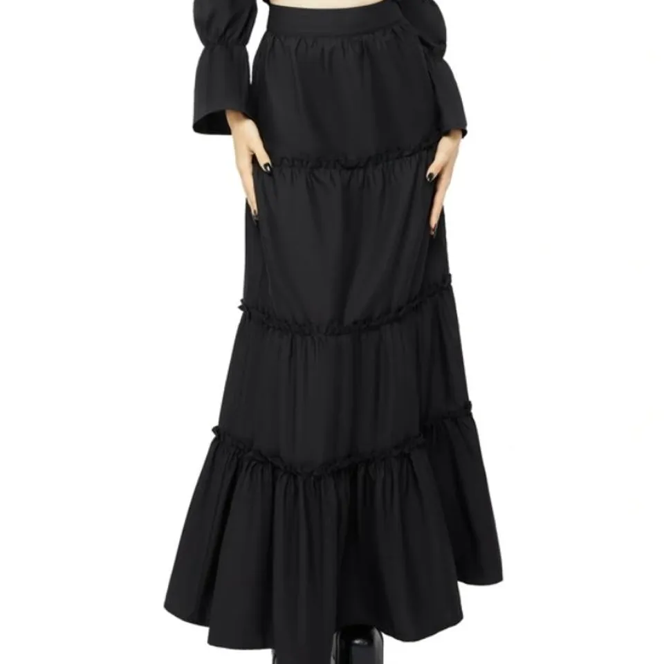 BRAND NEW KILLSTAR - OPHIDIA - BLACK WOMEN'S SKIRT SIZE S