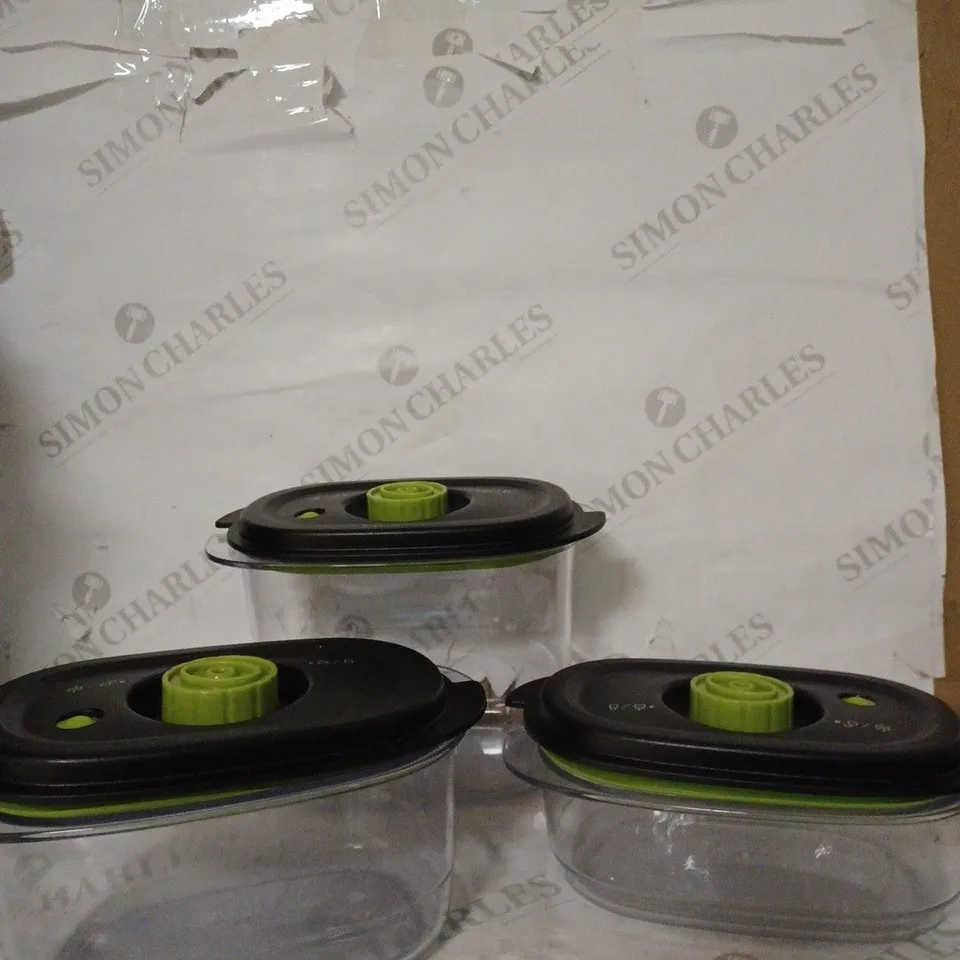 FOODSAVER PRESERVE AND MARINATE VACUUM CONTAINERS