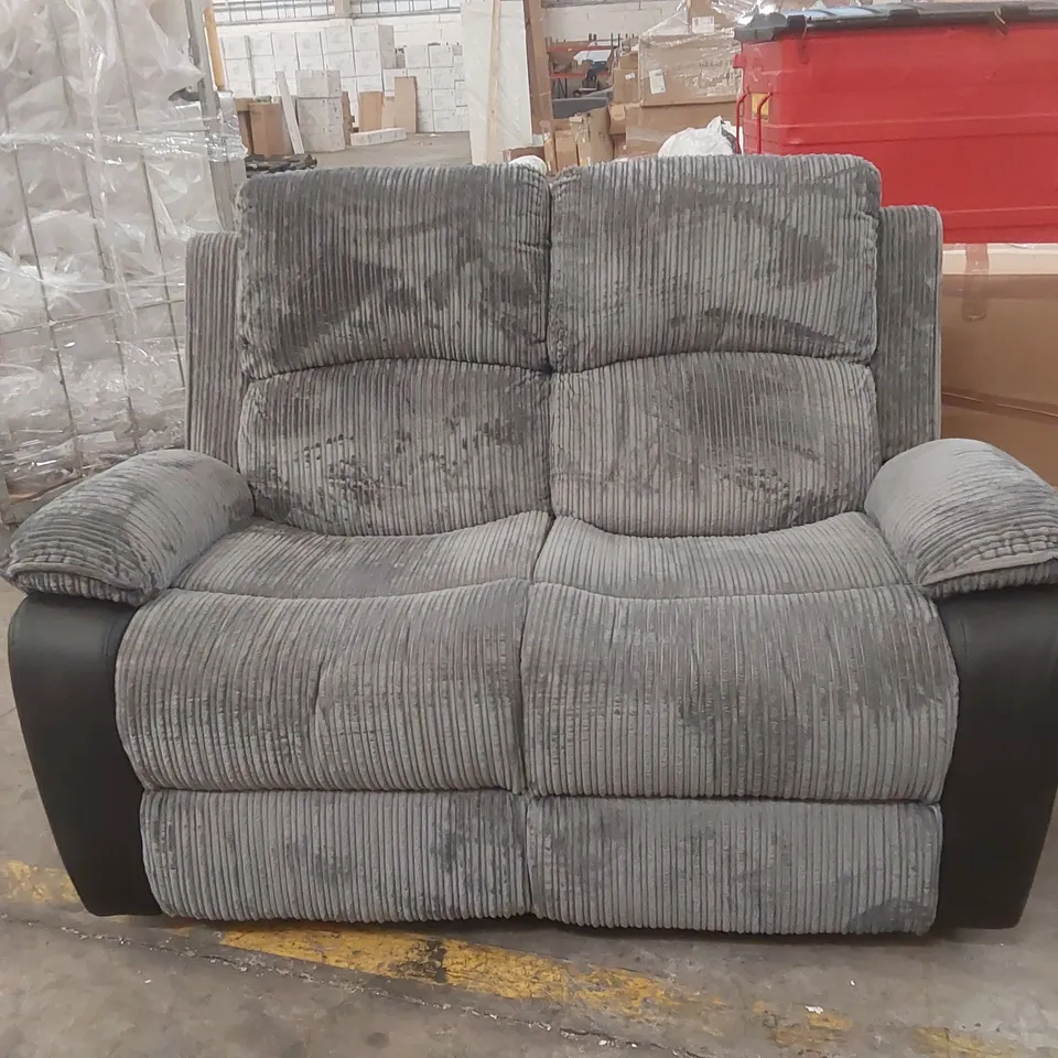 QUALITY DESIGNER ANDING 2 SEATER MANUAL RECLINER LOVESEAT