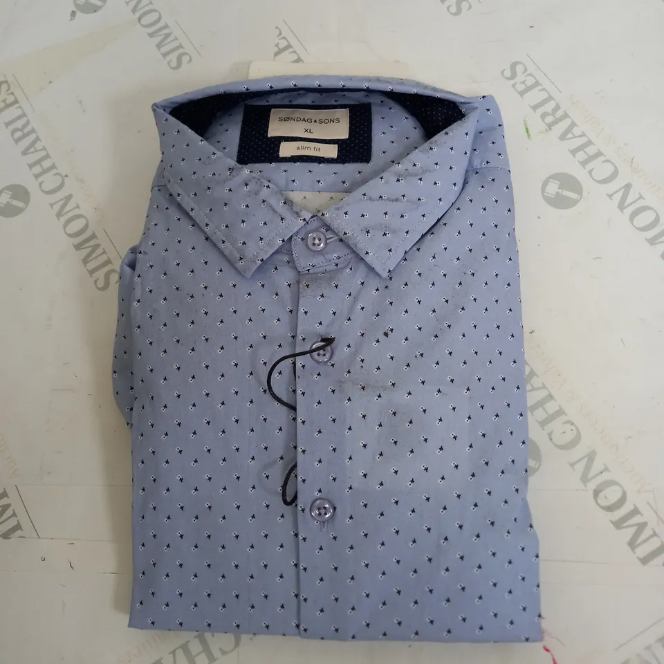 SONDAG AND SON SLIM FIT SHIRT SIZE XL