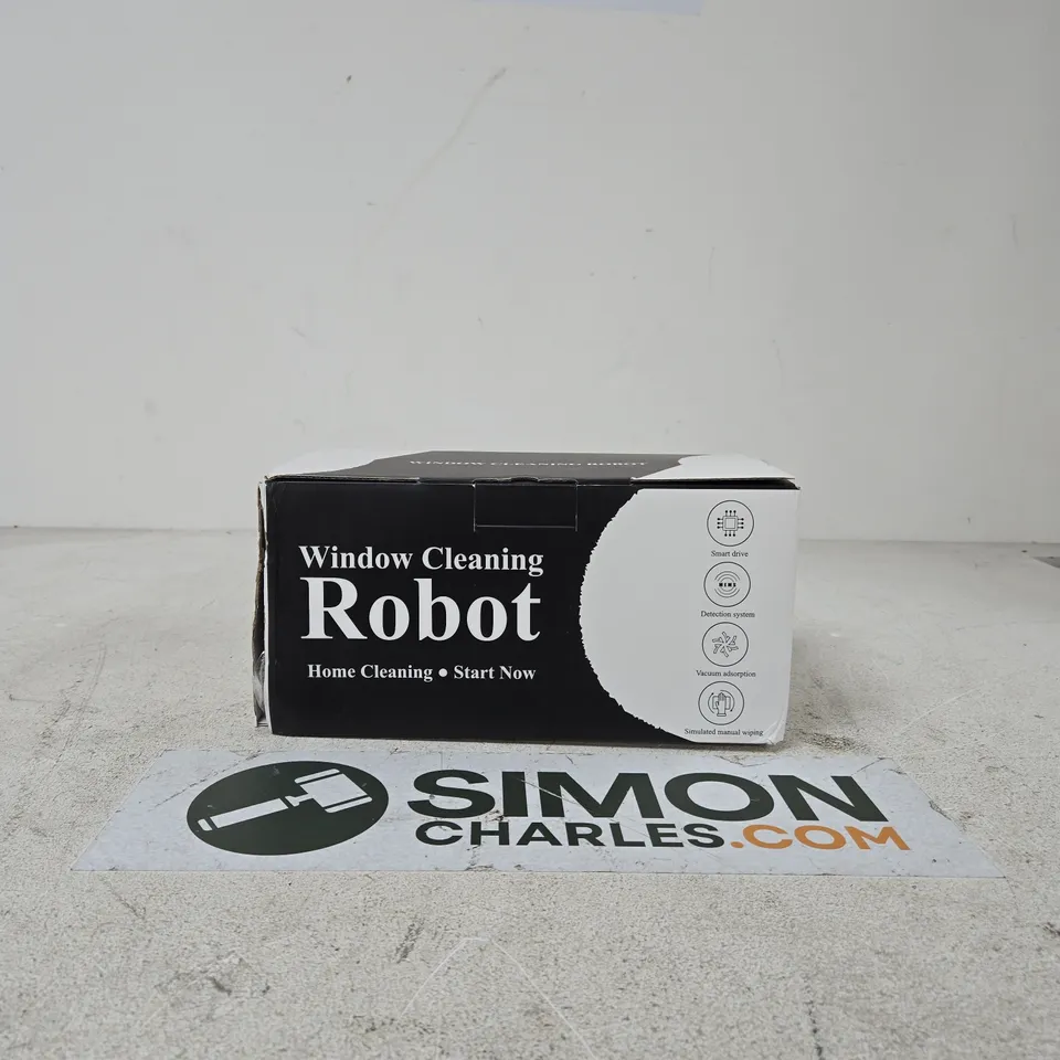 WINDOW CLEANING ROBOT - BOXED HOME APPLIANCE WITH POWER CORD & INSTRUCTIONS