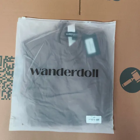 BAGGED WANDERDOLL NARA HIGH NECK BODYSUIT IN CHOCOLATE SIZE LARGE