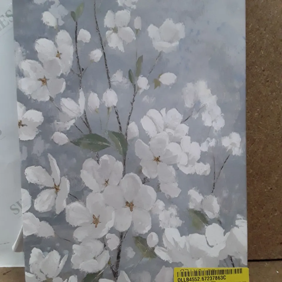 SPRING BEAUTIFUL GREY BY JAMES WIENS - WRAPPED CANVAS PAINTING 