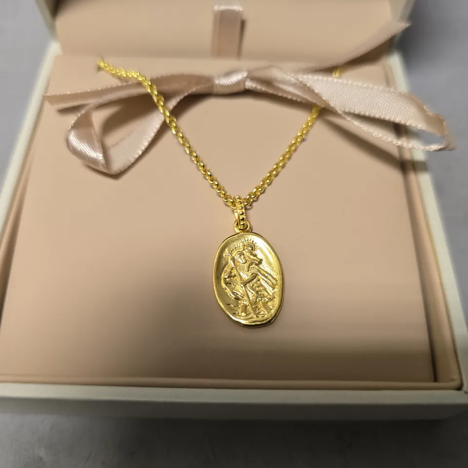 BOXED DOWER & HALL GOLDEN NECKLACE 