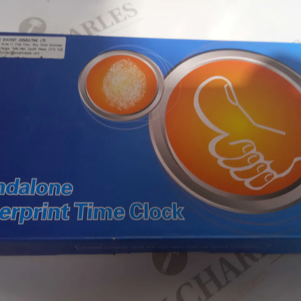 BOXED STANDALONE FINGERPRINT TIME CLOCK 