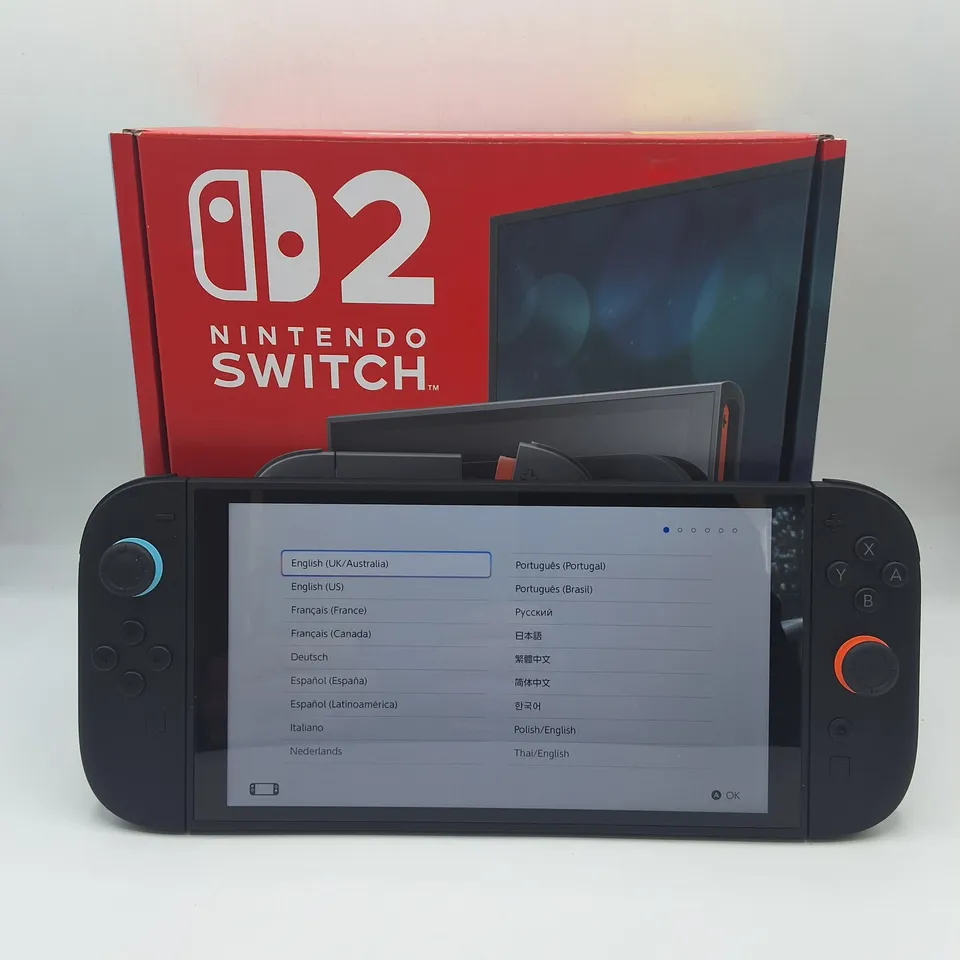 BOXED NINTENDO SWITCH 2 HANDHELD GAMING CONSOLE WITH ACCESSORIES 