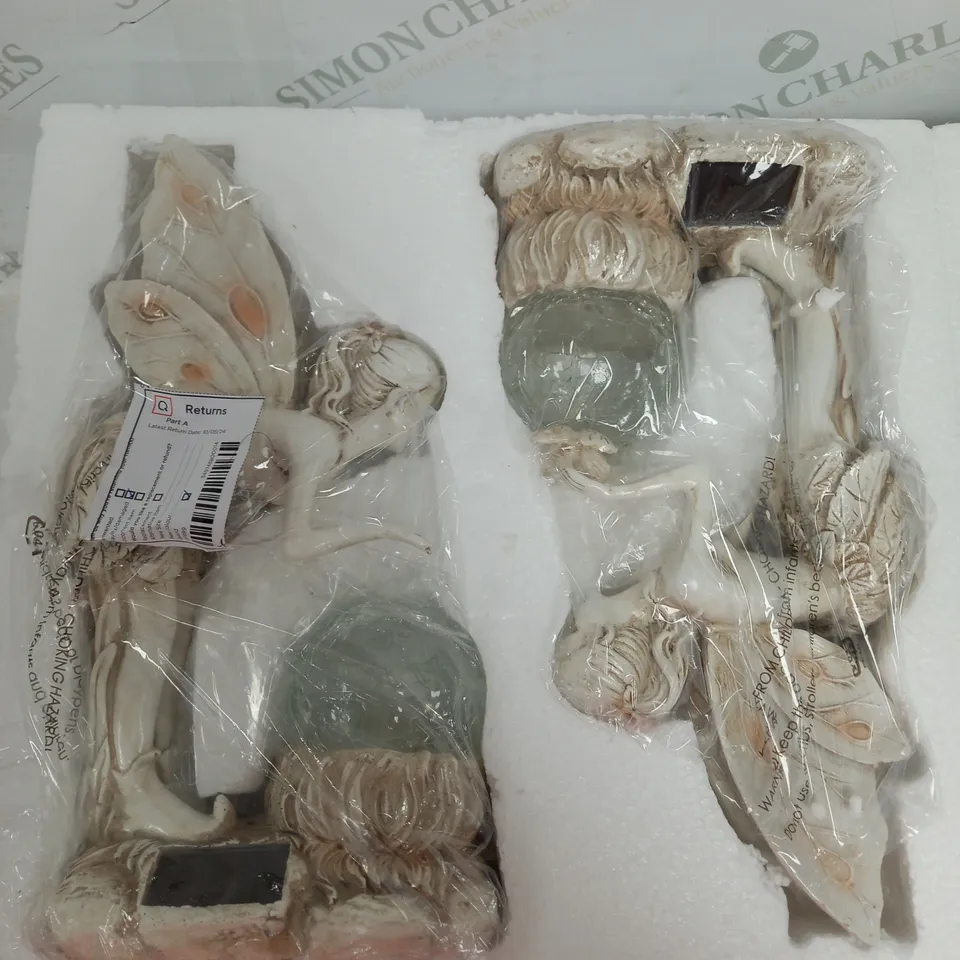 GARDEN REFLECTIONS SET OF 2 SOLAR FAIRIES