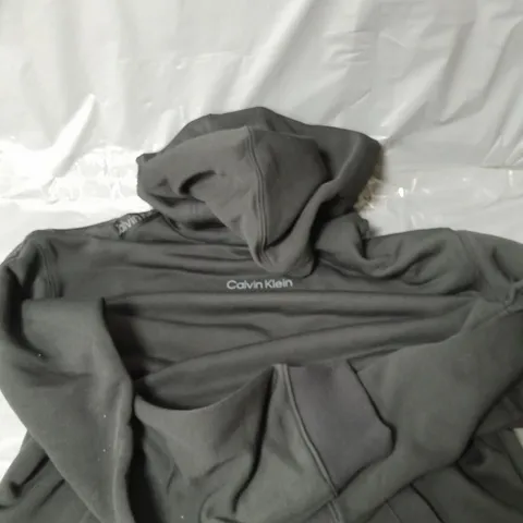 CALVIN KLEIN GO HOODIE IN BLACK - XS