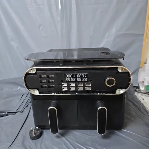 TOWER 10.4L VORTX DUAL BASKET AIR FRYER IN BLACK - COLECTION ONLY