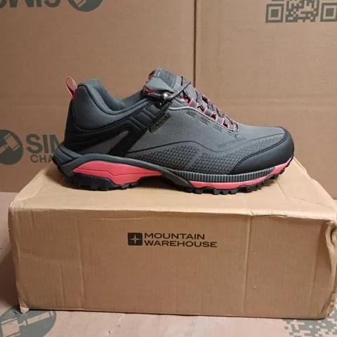 MOUNTAIN WAREHOUSE COLLIE WOMEN'S WATERPROOF RUNNING SHOE - GREY, UK 5