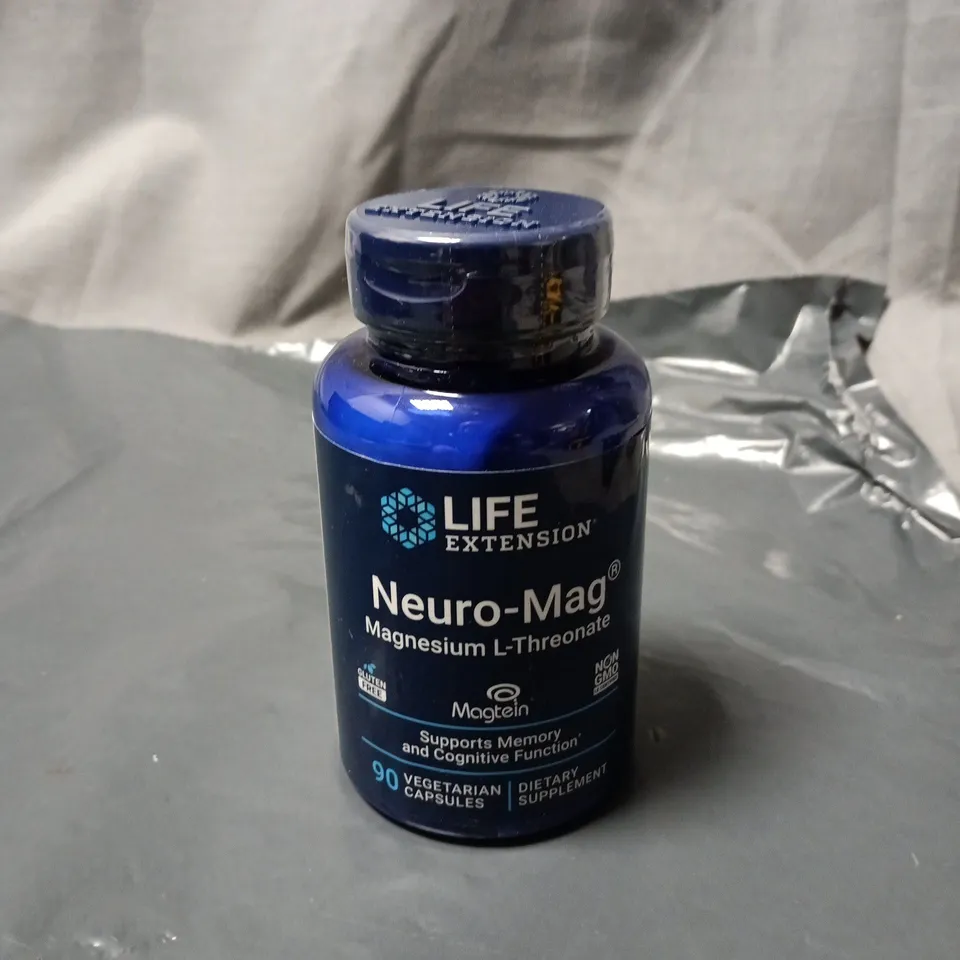 LIFE EXTENSION NEURO-MAG MAGNESIUM L-THREONATE – 90 VEGETARIAN CAPSULES