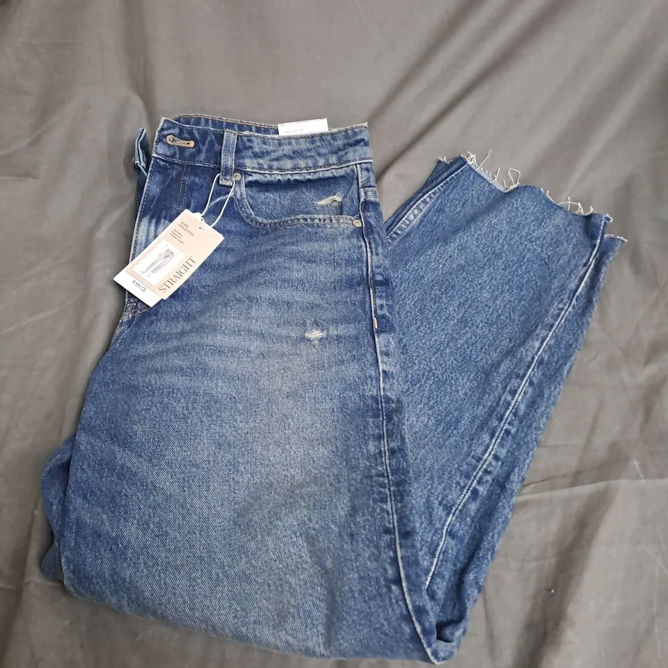 MNG STRAIGHT JEANS IN BLUE SIZE EU 12