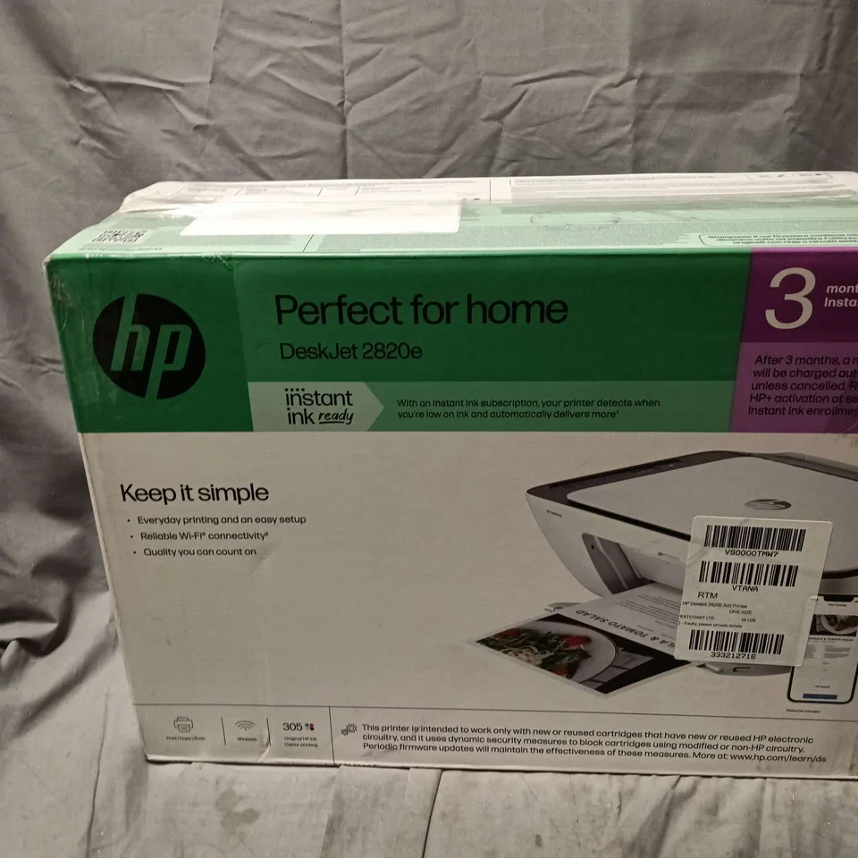 HP DESKJET 2820E PRINTER 