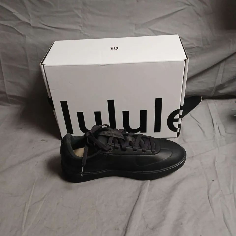 LULULEMON BLACK TRAINERS – BOXED - SIZE UK 4.5