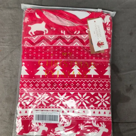 BAGGED NATIVITY WOMEN'S TWO PIECE LONG MATCHING PYJAMA SET SIZE UK 14-16