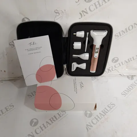 BOXED TILI 5-IN-1 MULTI-FUNCTIONAL HAIR REMOVAL KIT PINK