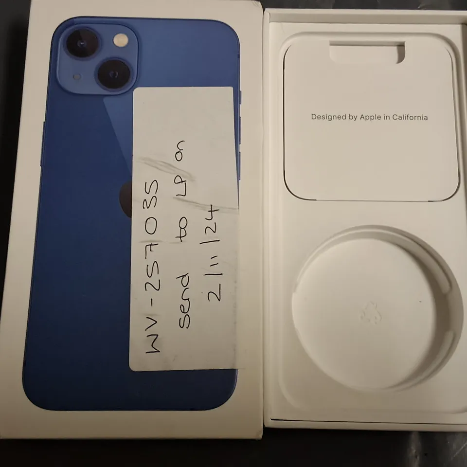 BOXED APPLE IPHONE 13 128GB IN BLUE 