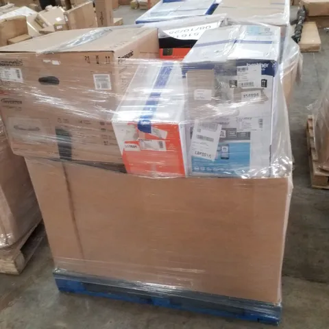 PALLET CONTAINING ASSORTED ELECTRICAL PRODUCTS INCLUDING DYSON PURIFIER, DELONGHI COFFEE MACHINES AND HP PRINTER