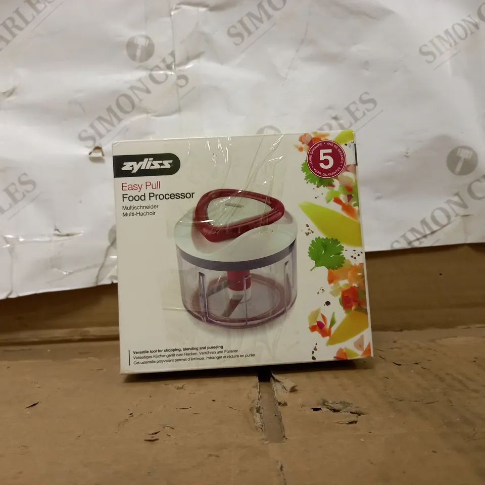 ZYLISS E910015 EASY PULL FOOD PROCESSOR-75CL CAPACITY