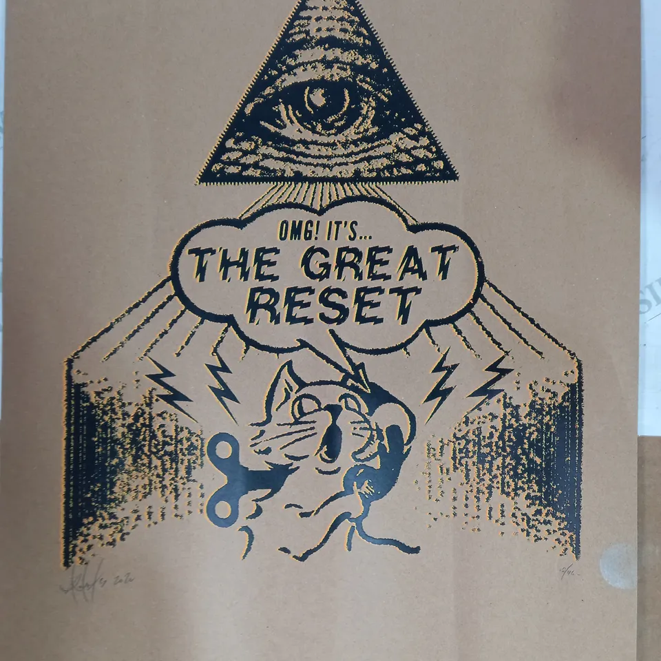 SIGNED LIMITED EDITION GLASS SIREN STUDIO ART PRINT (18/96)