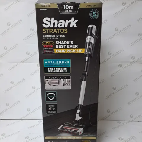 BOXED SHARK CORDED STICK VACUUM CLEANER