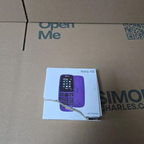 BOX OF APPROXIMATELY 15 ASSORTED ITEMS INCLUDING NOKIA 105 MOBILE PHONE , WILD FLOWER SEEDS AND DRAGON ORNAMENT 