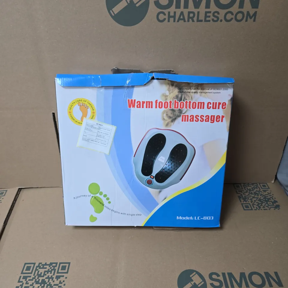 BOXED WARM FOOT BOTTOM CURE MASSAGER