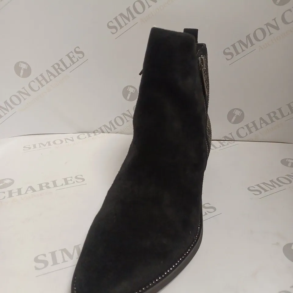 MODA IN PELLE KATREENA CRYSTAL ANKLE BOOTS, BLACK - SIZE 9