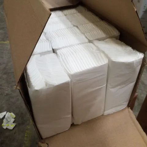 BOX CONTAINING 153 BRAND NEW JANTEX C FOLDHAND TOWELS - WHITE