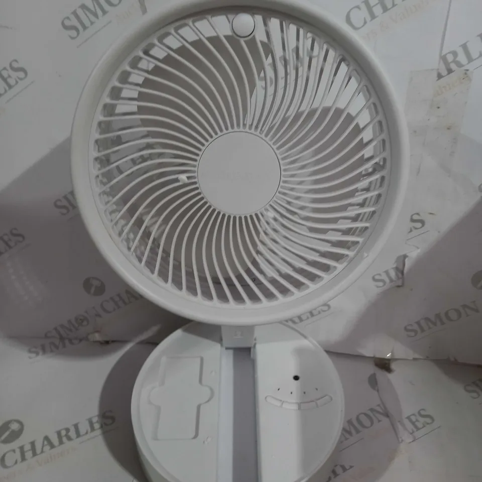 FOLD AWAY FAN WHITE 2 IN 1 FLOOR & TABLE FAN 