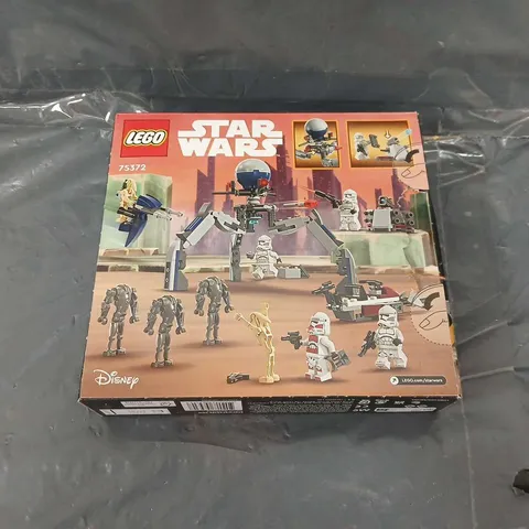 BOXED LEGO STAR WARS CLONE TROOPER AND BATTLE DROID BATTLE PACK 