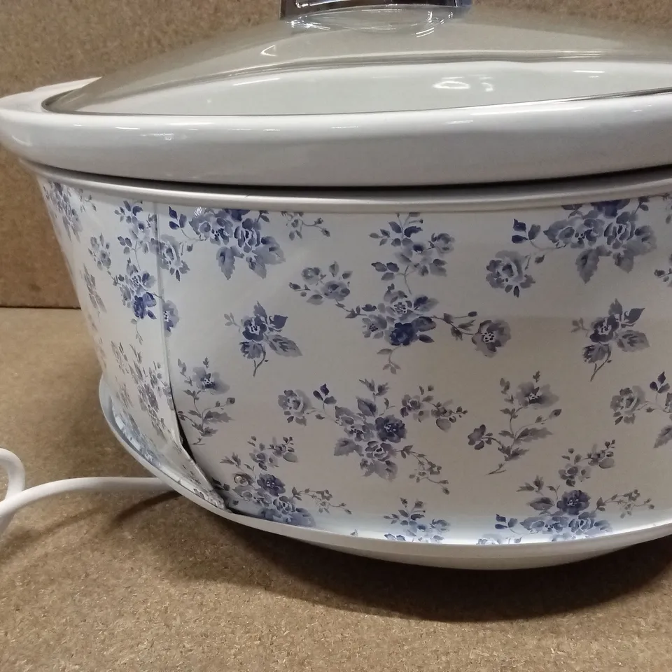 BOXED LAURA ASHLEY 6.5L SLOW COOKER