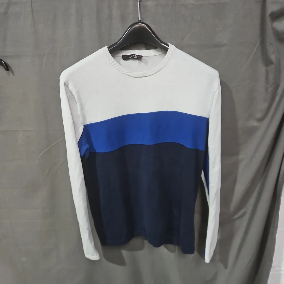 RALPH LAUREN RLX COLOUR-BLOCK KNIT JUMPER – MEN'S, SIZE M