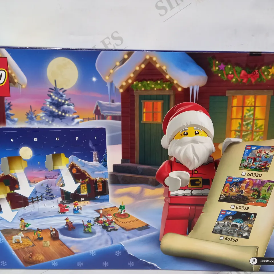 BOXED LEGO CITY ADVENT CALENDAR RRP £22
