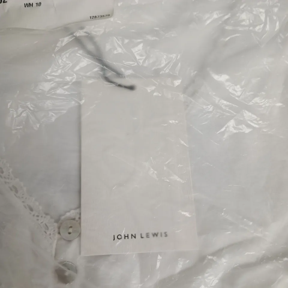 BOBBI NIGHTDRESS – JOHN LEWIS WHITE UK 10