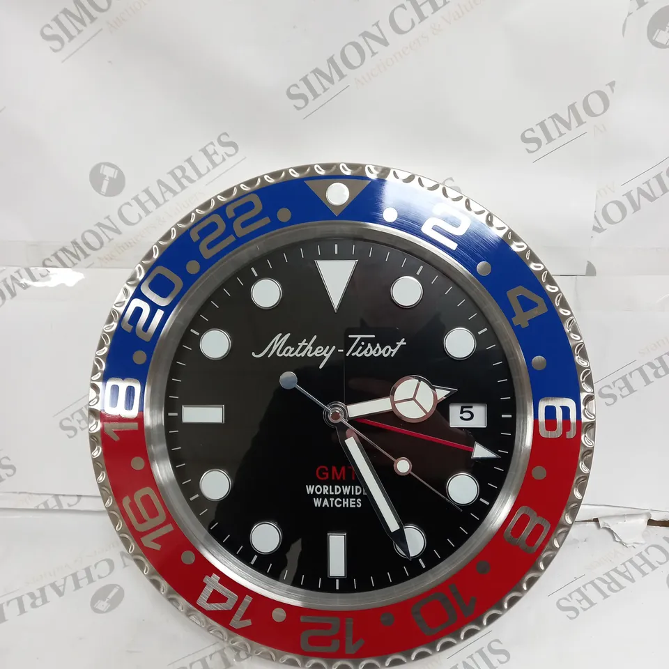 MATHEY TISSOT ROILY WALL CLOCK 