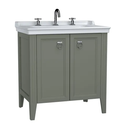 BRAND NEW BOXED ROCA THE GAP STANDARD 600MM VANITY UNIT 3 DRAWER ONLY EXCL BASIN - ANTHRACITE GREY