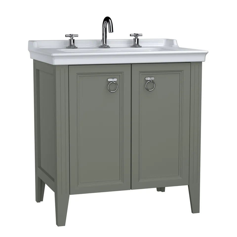 BRAND NEW BOXED ROCA THE GAP STANDARD 600MM VANITY UNIT 3 DRAWER ONLY EXCL BASIN - ANTHRACITE GREY