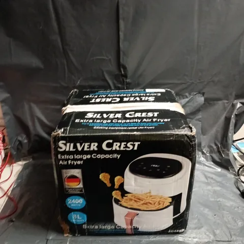 SILVER CREST EXTRA LARGE CAPACITY AIR FRYER – BOXED, 2400W, 8L