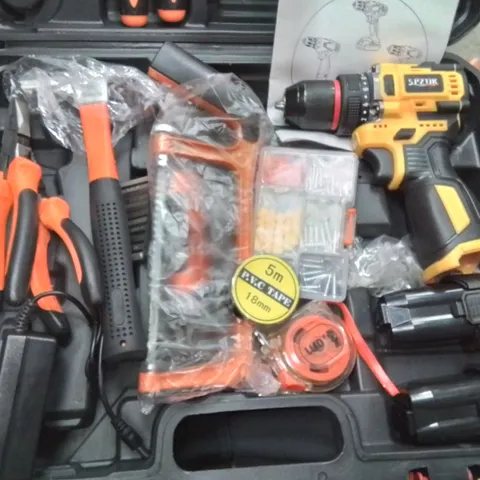 BOXED CORDLESS DRIVER TOOL SET