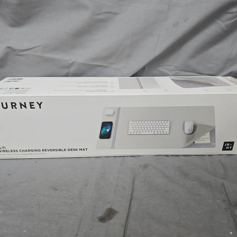 BOXED AND SEALED JOURNEY ALT! WIRELESS CHARGING REVERSIBLE DESK MAT 