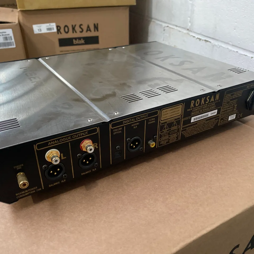 BOXED ROKSAN CASPIAN MSERIES-2 BALANCED CD PLAYER 