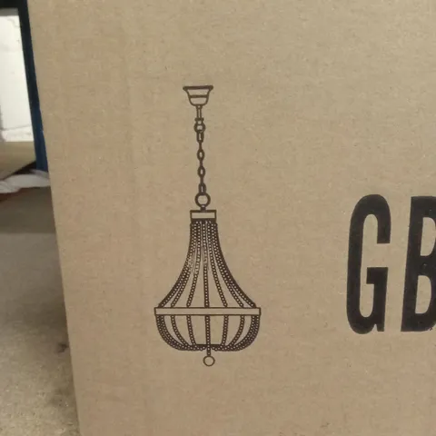 BOXED CADE CHANDELIER LIGHT (1 BOX)