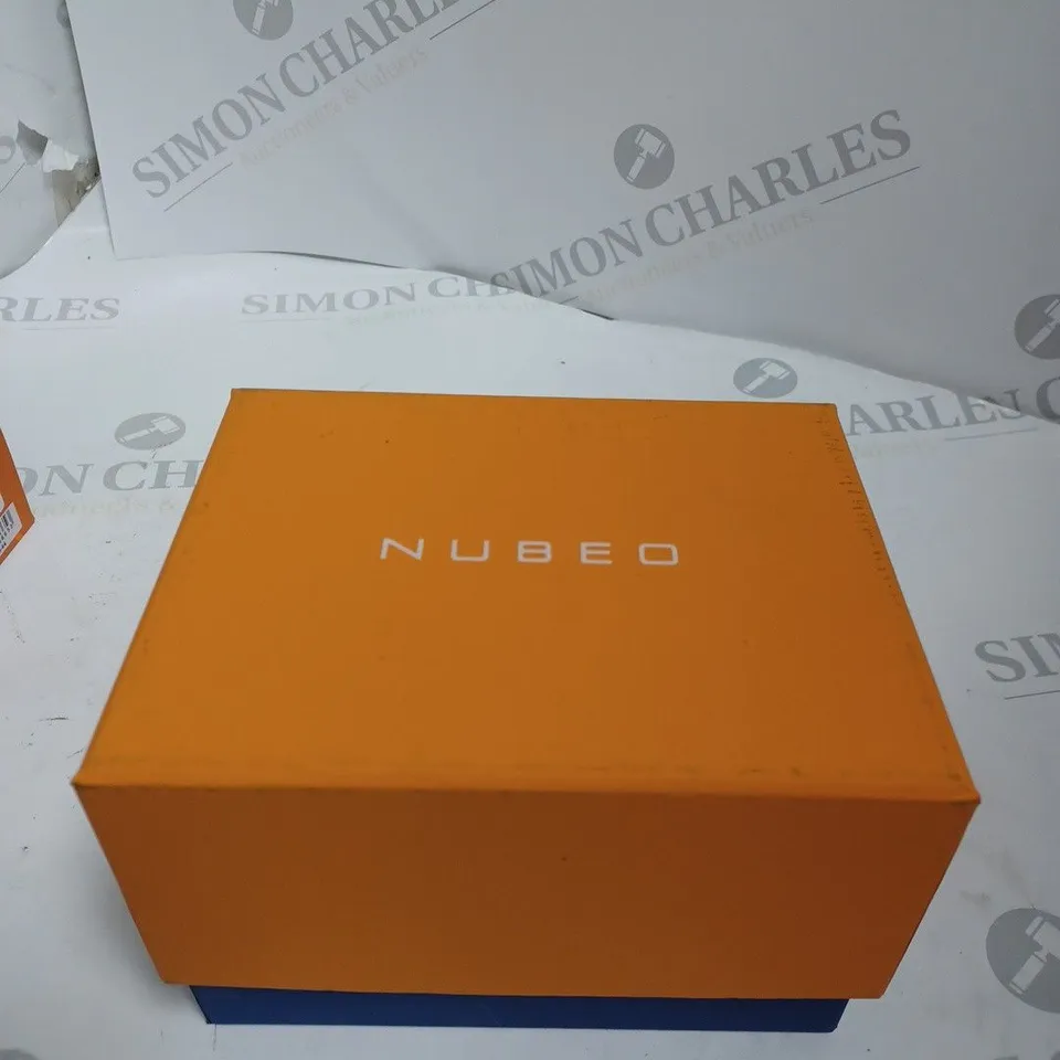 BOXED NUBEO LIMITED EDITION 307/500 AUTOMATIC STAINLESS STEEL WATCH 