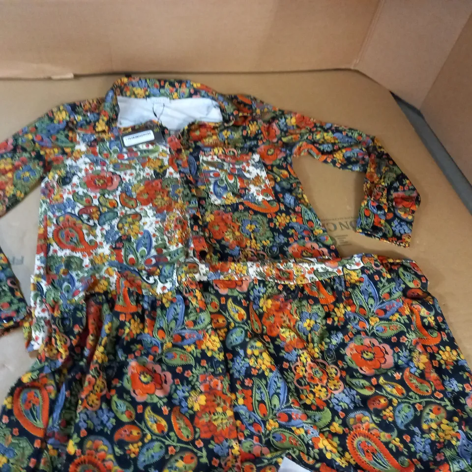 AREHOUSE PRINTED MIDI DRESS - 14
