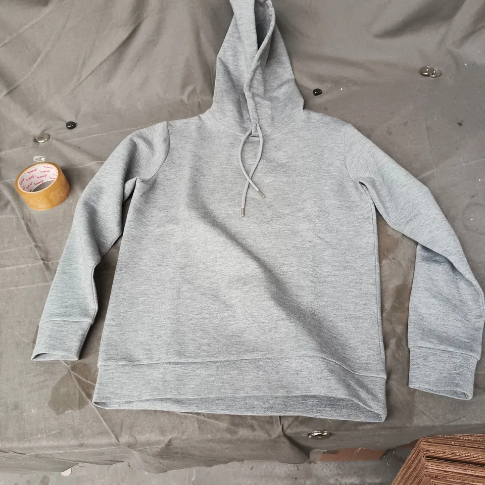 REISS HOODIE – GREY, MEN'S UK SIZE S