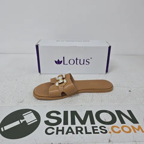 LOTUS AGUEDA ULP417 TAN SANDALS – UK 7 (WOMEN)