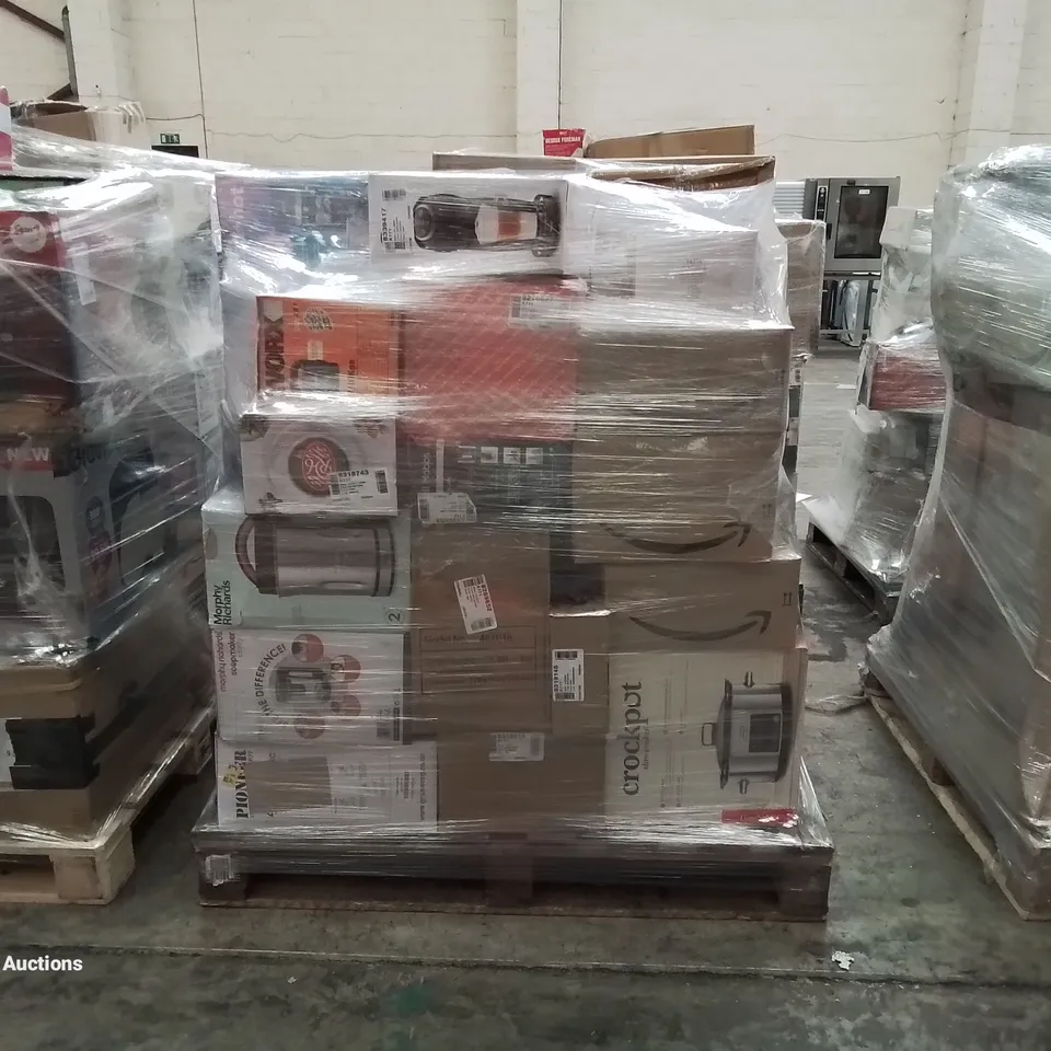 PALLET OF APPROXIMATELY 53 UNPROCESSED RAW RETURN HOUSEHOLD AND ELECTRICAL GOODS TO INCLUDE;