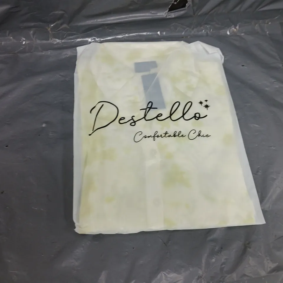 9 BRAND NEW DESTELLO TIE DYE GREEN SHIRT 